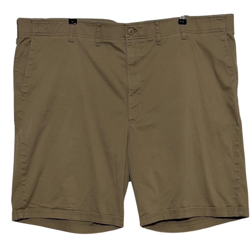 Lee Shorts Mens Measures 51 9" Inseam Tag 52 Tan Extreme Comfort Performance